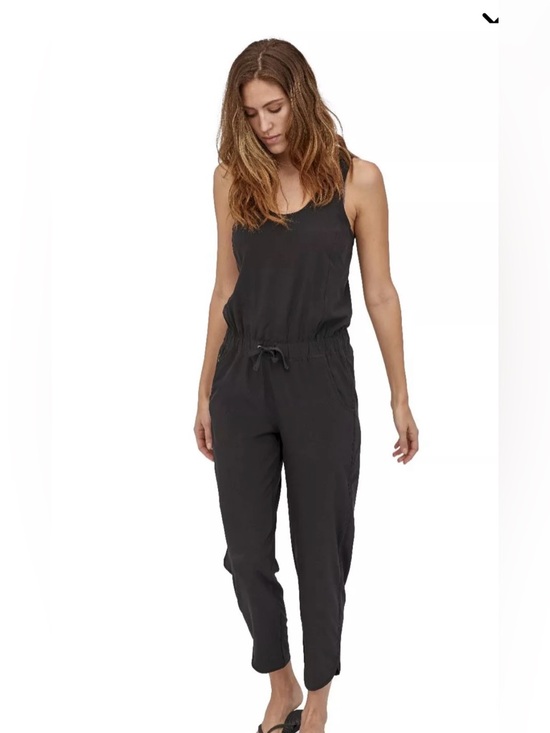 Patagonia Pants - Patagonia Fleetwith Jumpsuit XS Cinch Waist Athleisure Dark Grey